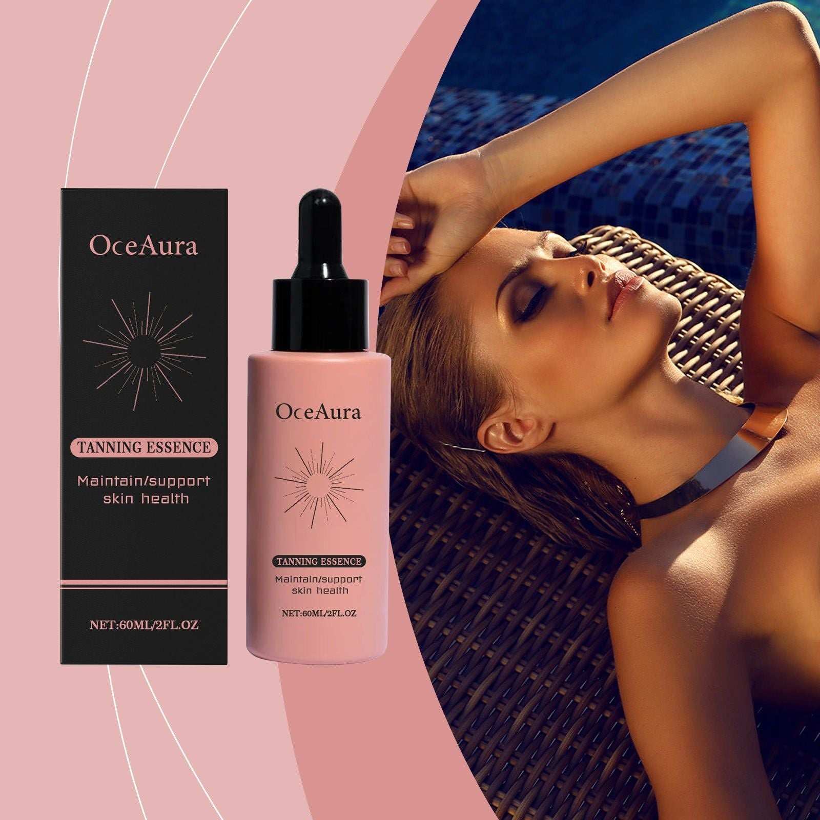 Dark Skin Care Serum, Brightening, Hydrating, Anti-Tanning, Vitamin C ,60ml