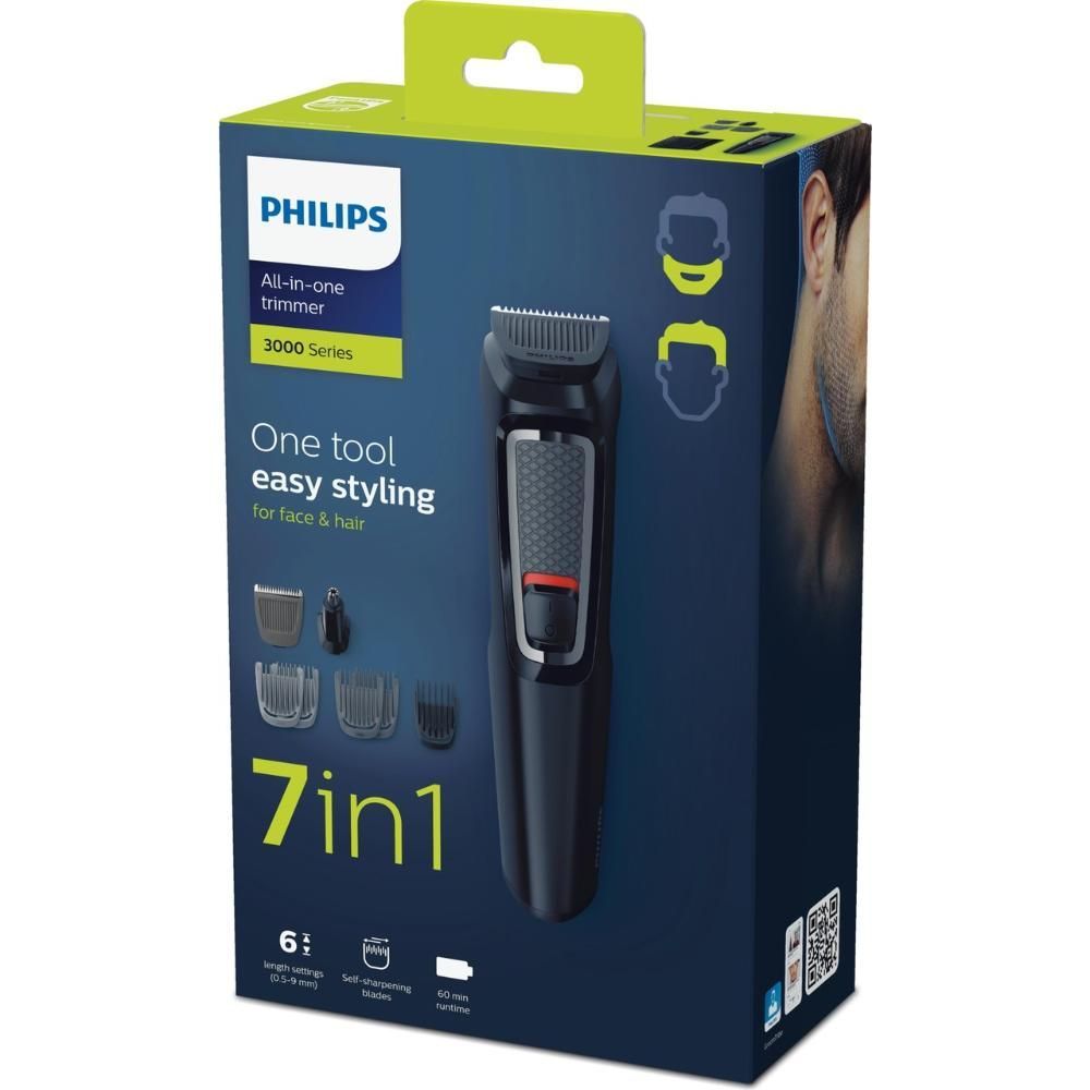 Philips MG3720 Men's Grooming Kit 7-in-1 Deco Hair & Beard Styler