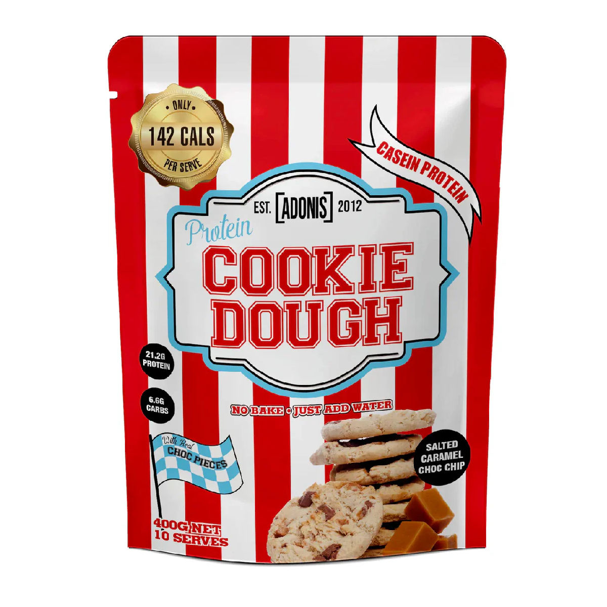 ADONIS C D SALTED CARML CHOC CHIP .400GM