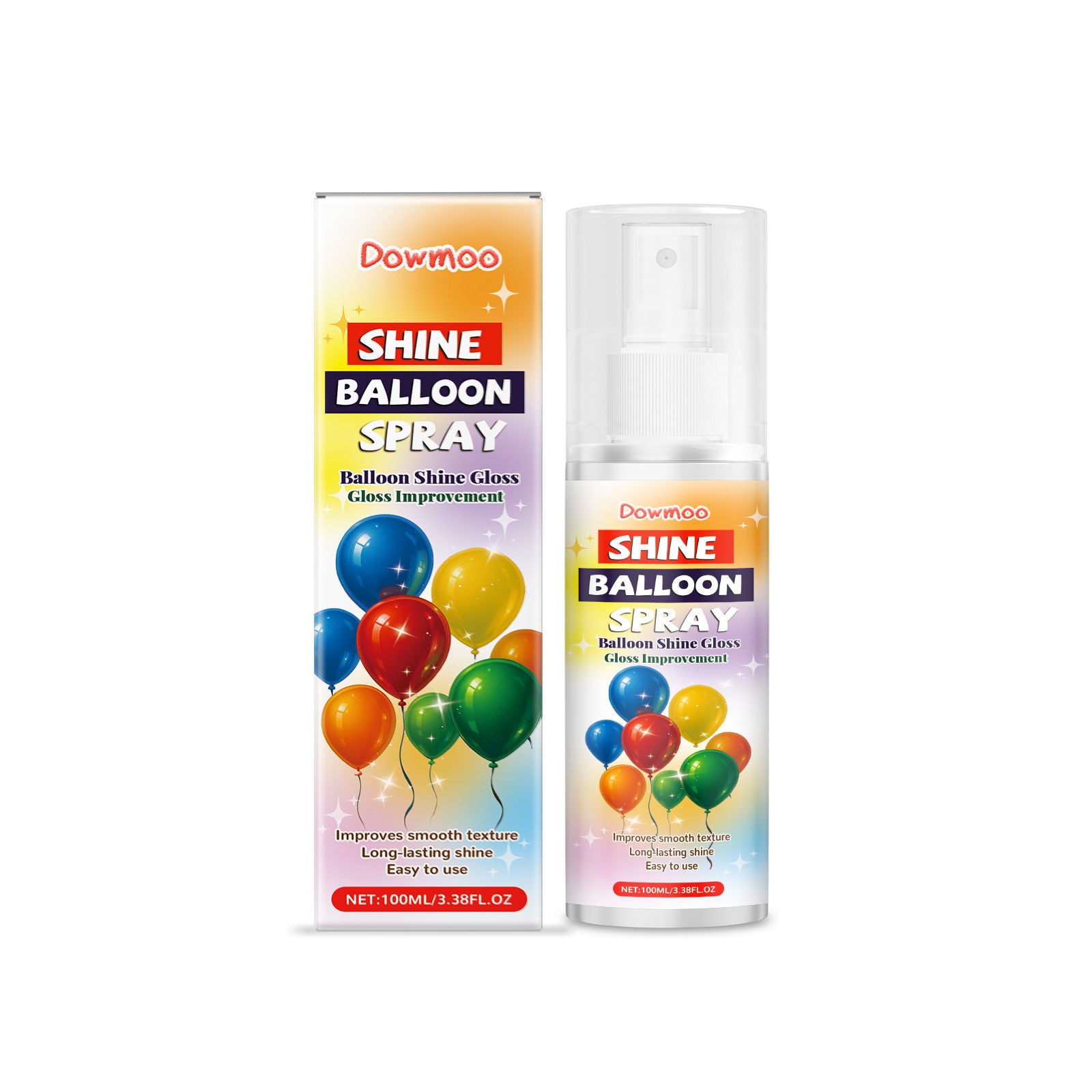 Create Stunning Party Balloons with Glossy Spray, Long-Lasting Shine, Easy to Use ,100ml