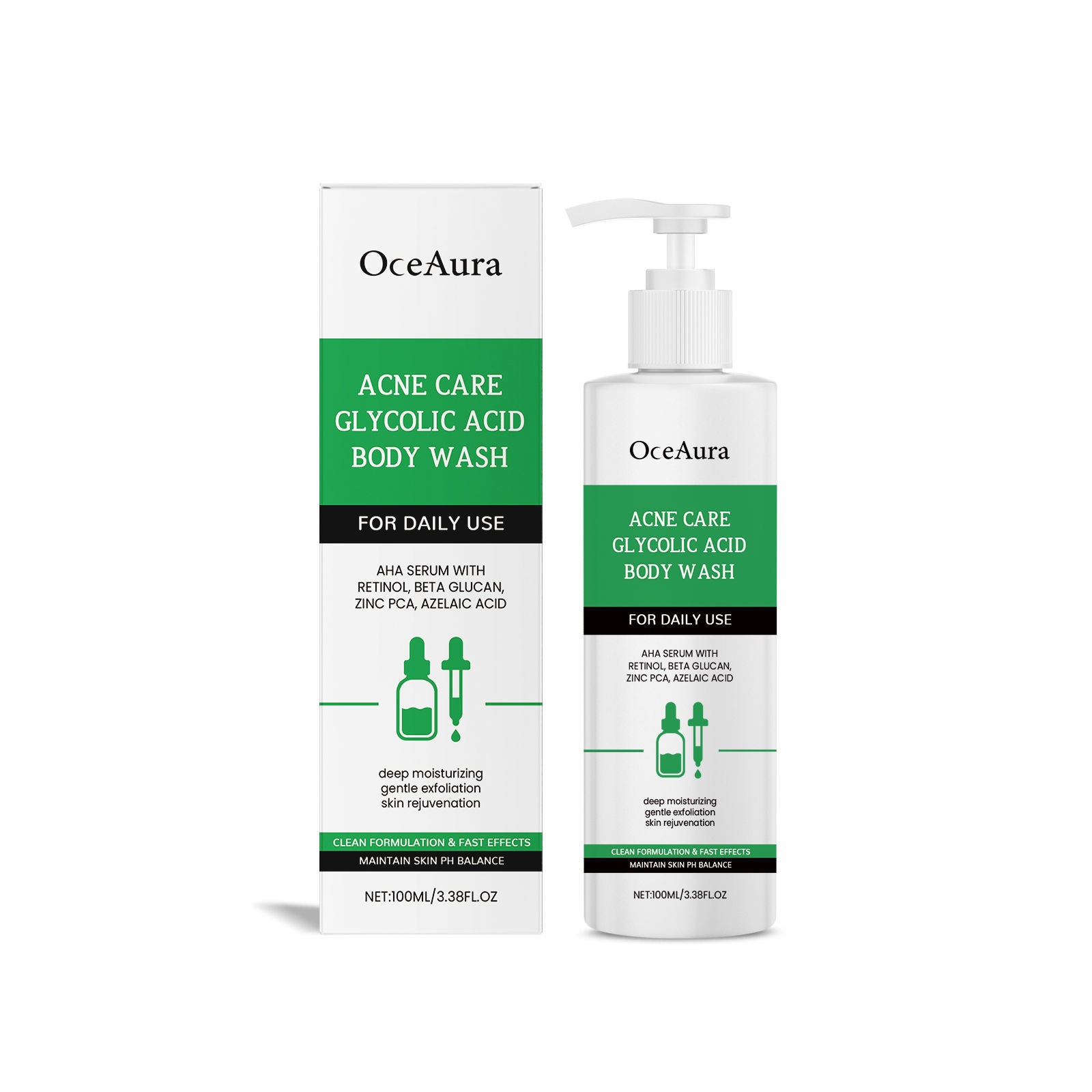 Body Wash, Gentle Moisturizing, Deep Cleansing, Skin Soft & Smooth ,100ml
