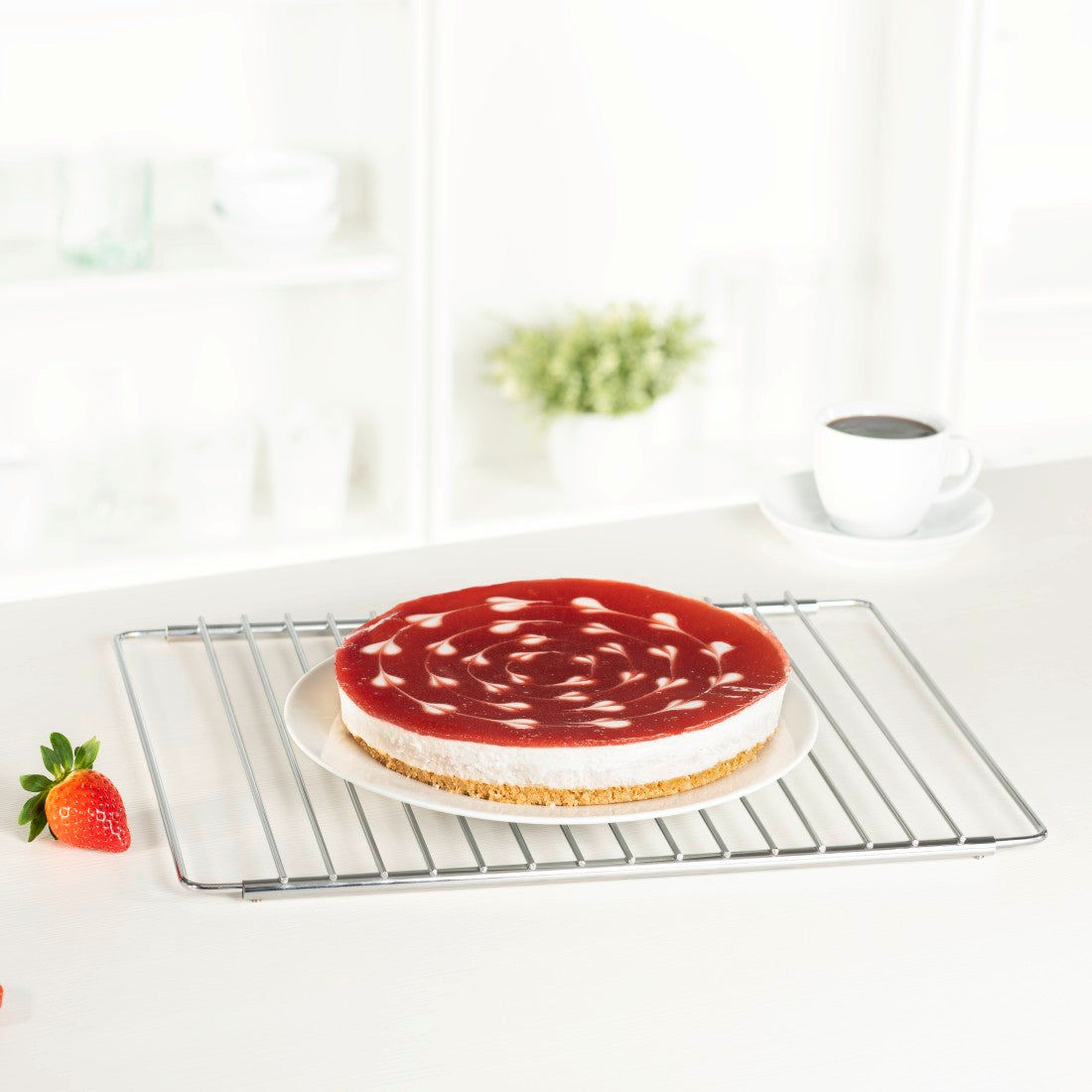 XAVAX 110202 Universal Shelf, 40 x 35 cm, Extends up to 65 cm, incl. Extension