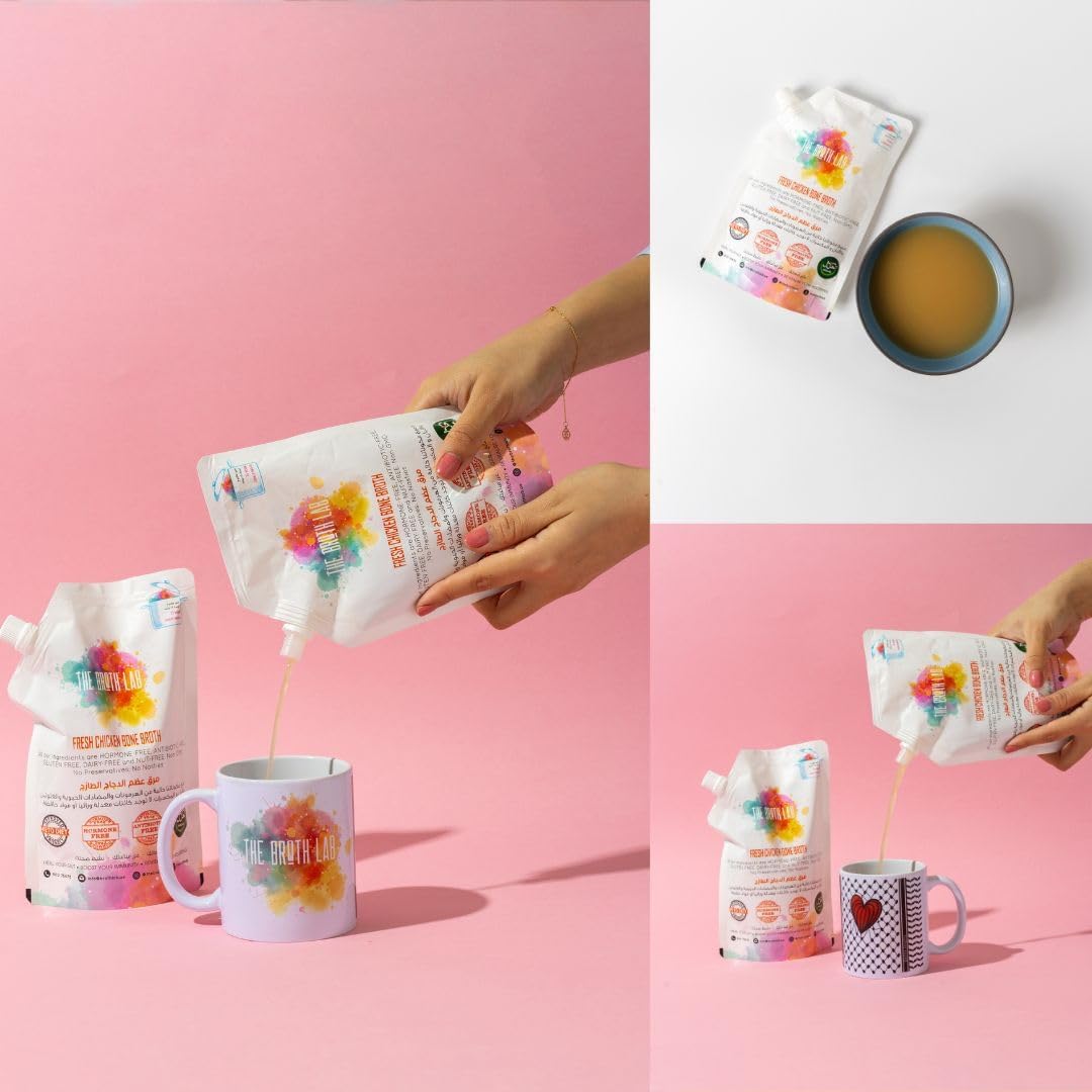 Fresh Lamb Bone Broth - 500ml pack of 3