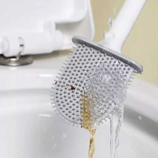 Deep Cleaner Detachable Silicone Toilet Brush - Hygienic, Durable & Easy to Clean Toilet Cleaning Brush