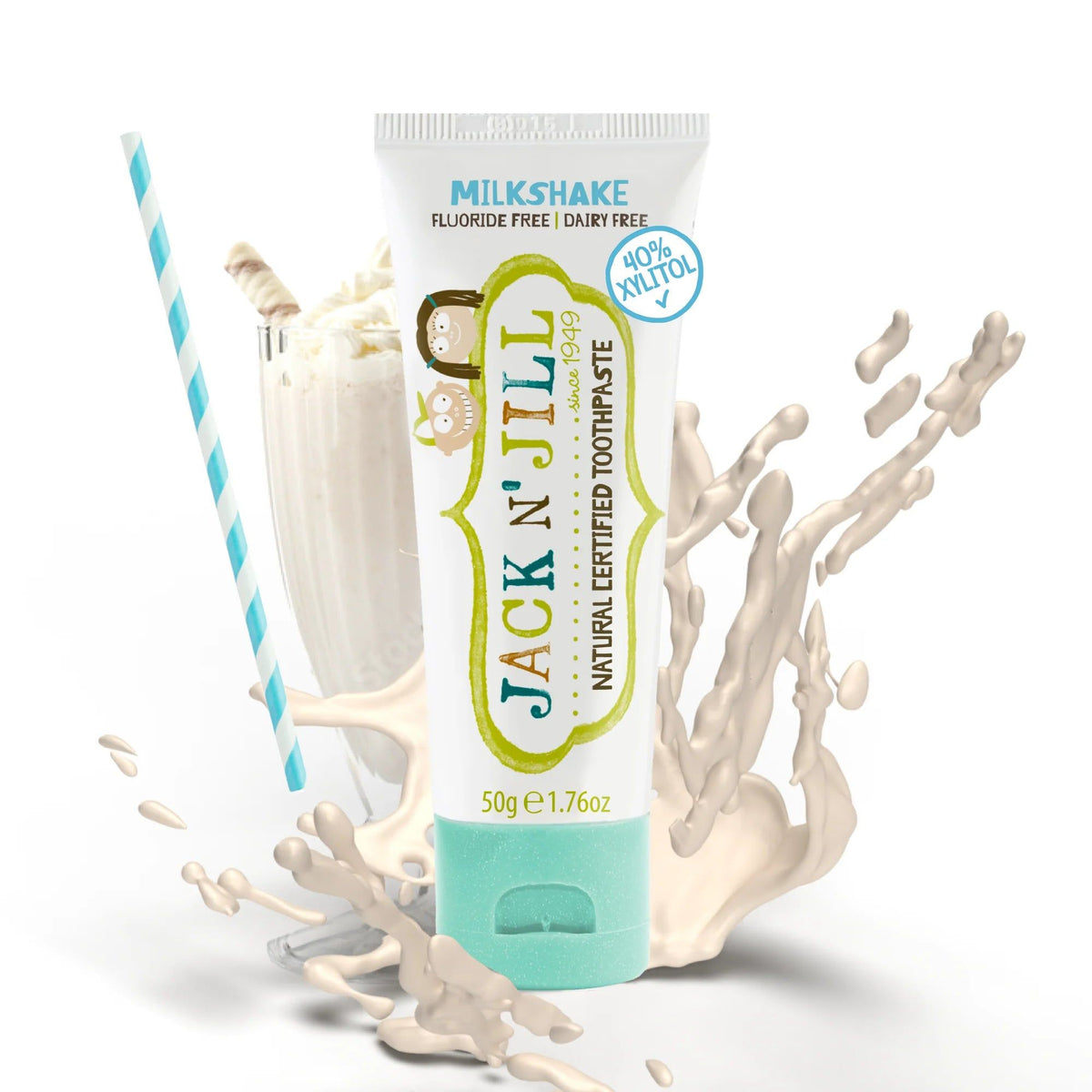 Jack N' Jill Natural Certified Toothpaste - Milkshake 50g