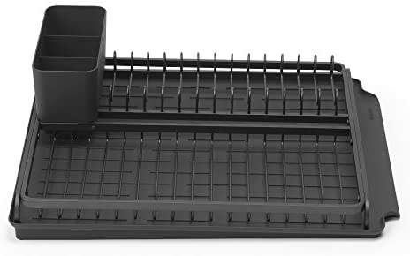 Brabantia 117404 Dish Drying Rack Dark Grey