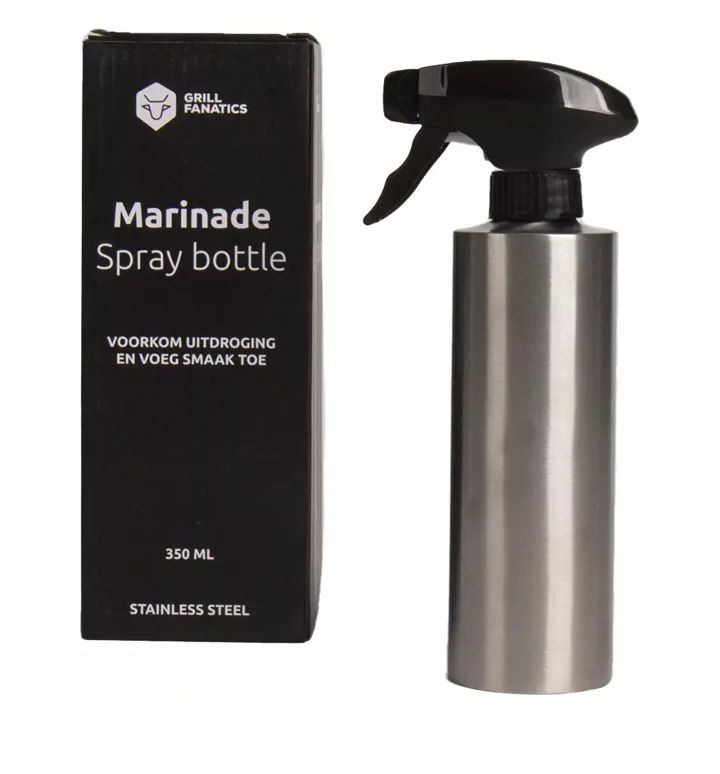 Grill Fanatics Marinade Stainless Steel Spray Bottle, 350ml
