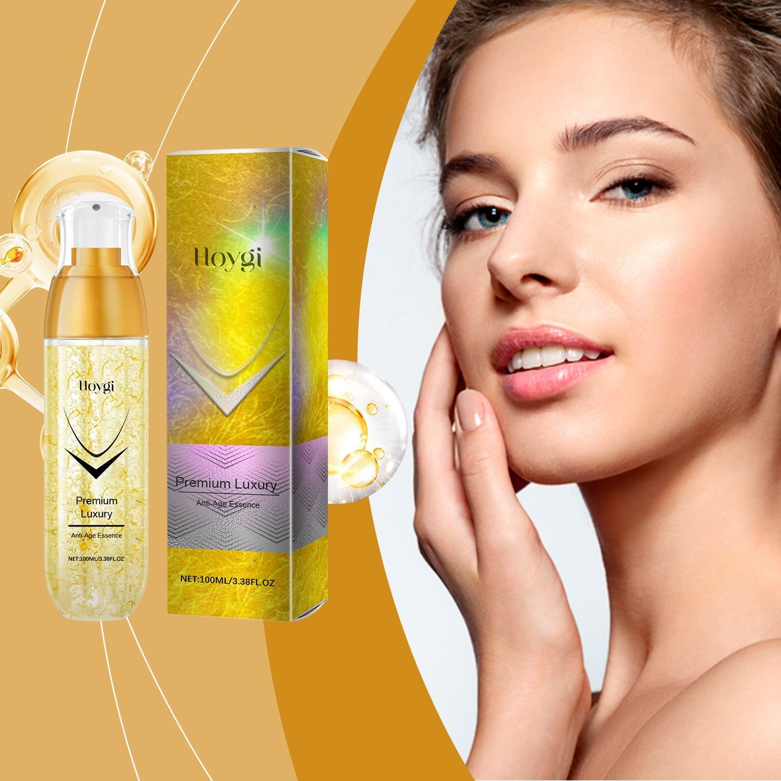 Brightening Face Essence for Hydrating, Soothing Dry Skin, Gentle Moisturizer ,100ml