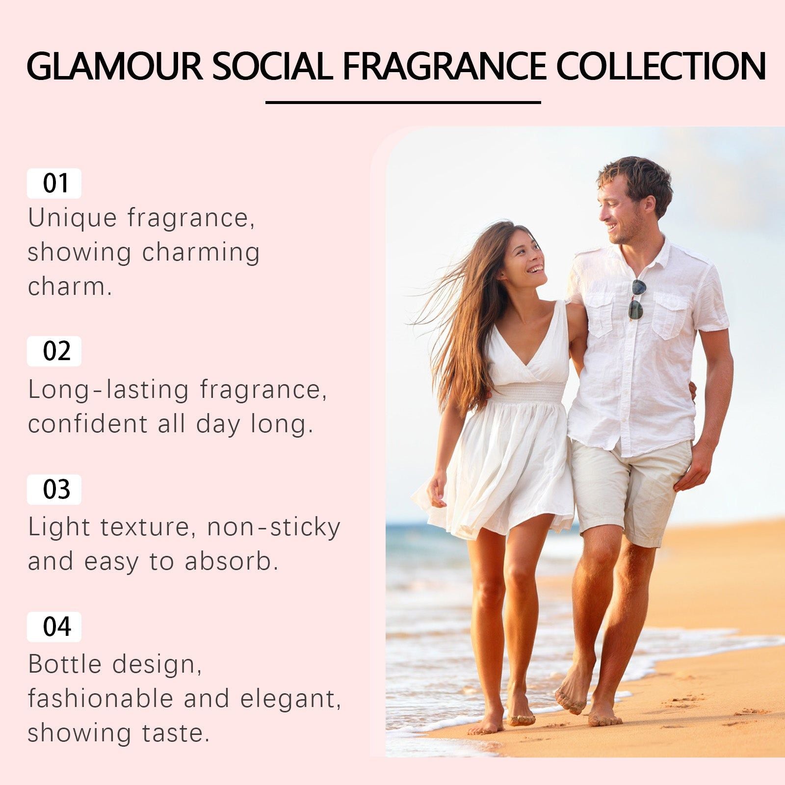Charm Rose Perfume, Retain Fragrance, Long-lasting, Elegant, Fresh, Portable ,15ml