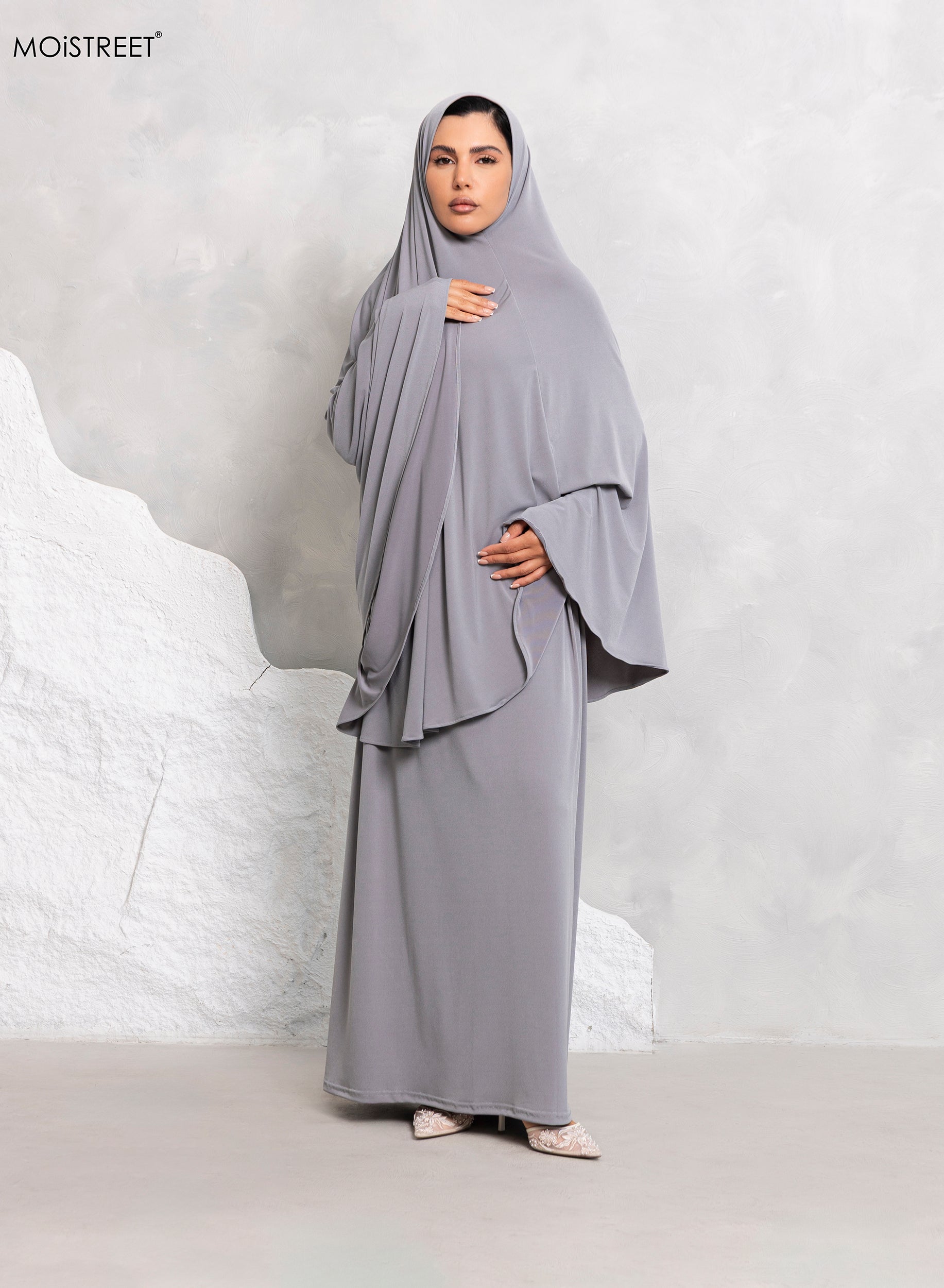 MOiSTREET Prayer Set Grey Premium Jersey