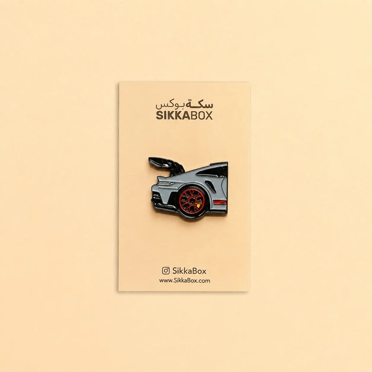Porsche 911 Metal Sticker