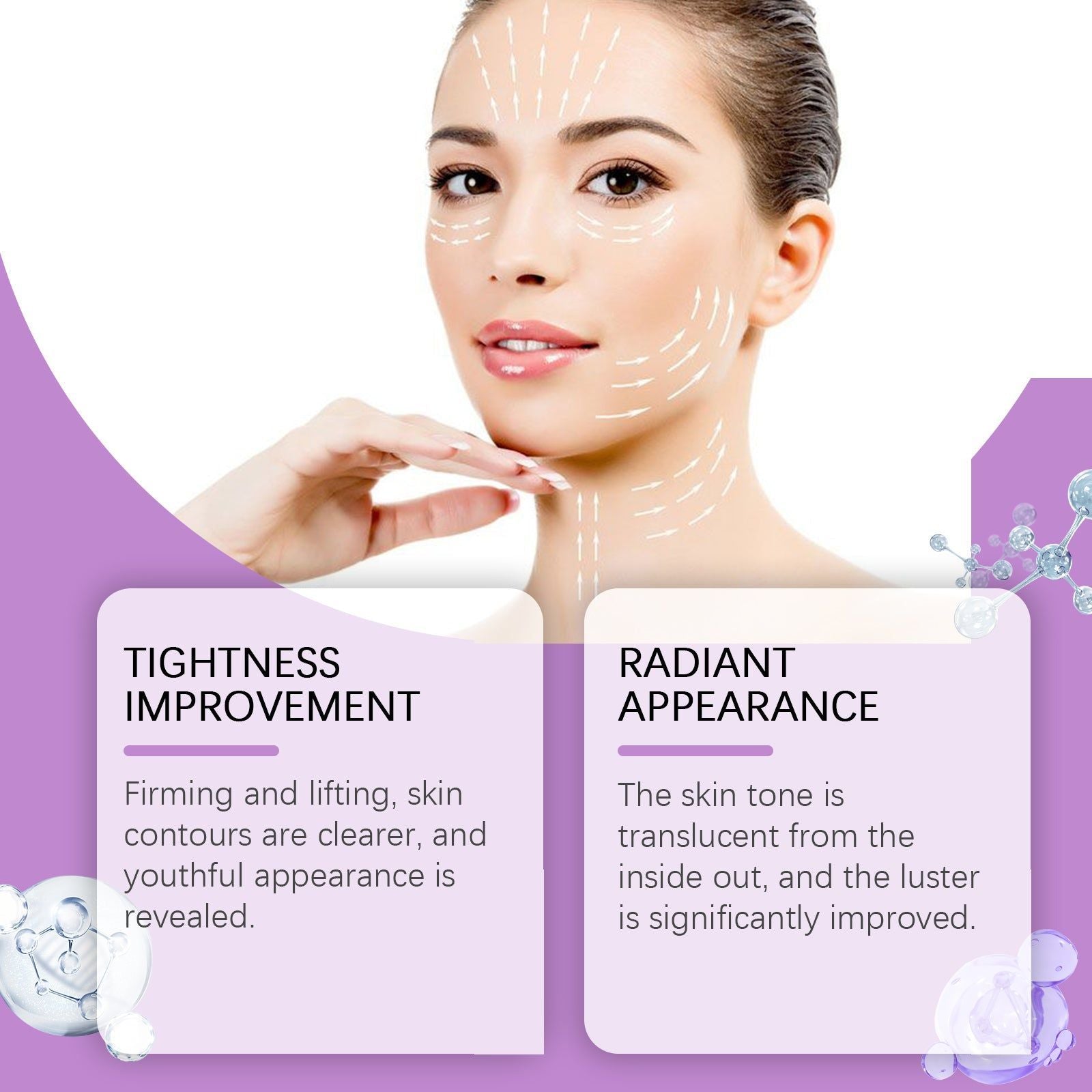 Facial Care Cream, Anti-Wrinkle, Hydrating, Youthful Skin, Hyaluronic Acid, Vitamin C ,50g
