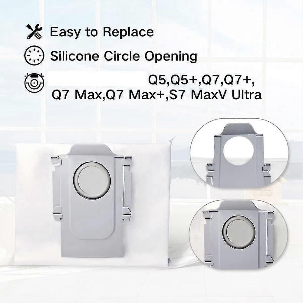 30pcs Dust Bag Replacement Accessories For T8, G10s, Q7 Max, Q7 Max+, S7 Maxv Ultra Robotic Vacuum