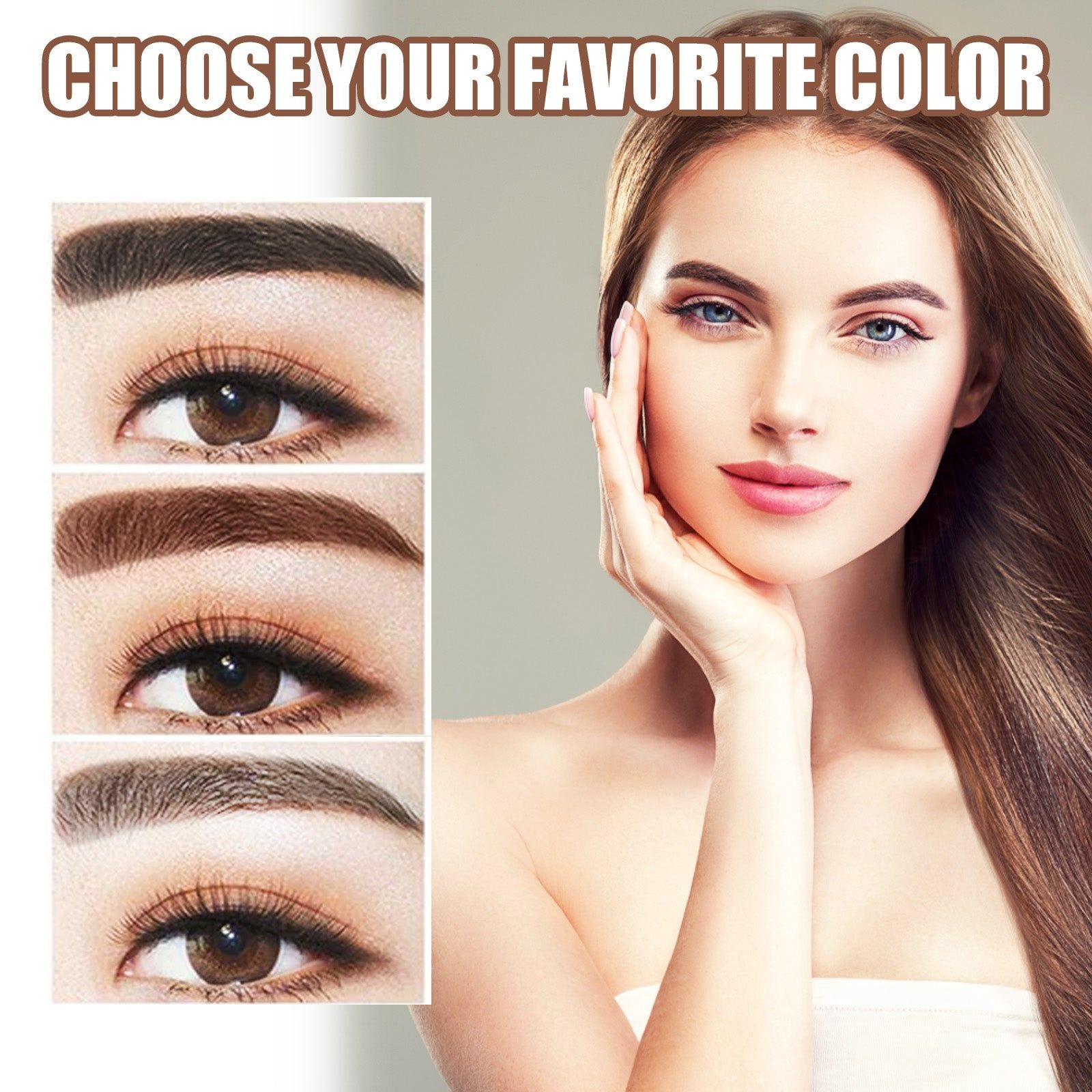 Brow Print Eyebrow Pencil Kit, Natural Hairline, Waterproof, Easy Makeup, Perfect Brows ,3g