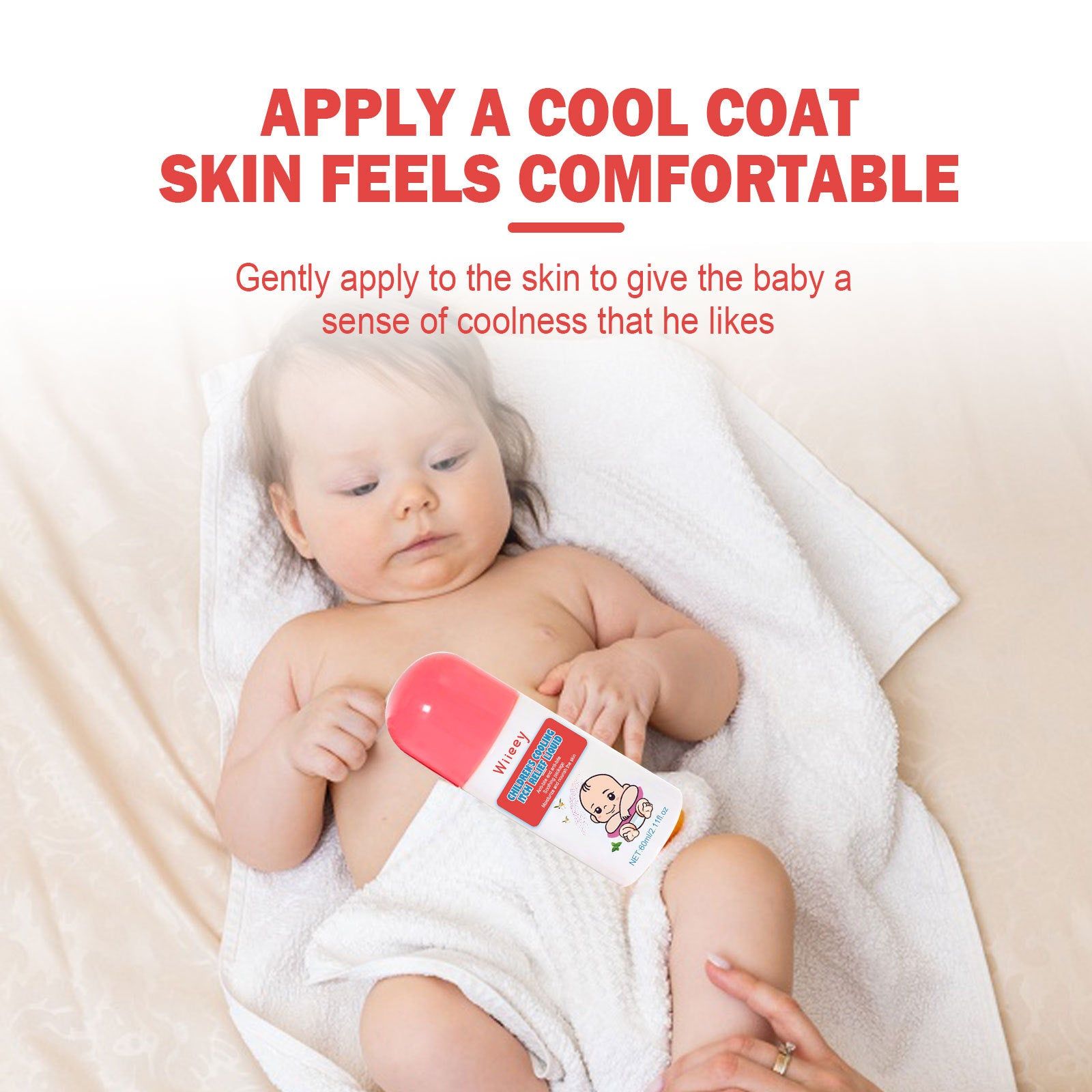 Children Antipruritic Liquid, Mosquito Bite Relief, Natural Cooling, Safe for Kids ,60ml