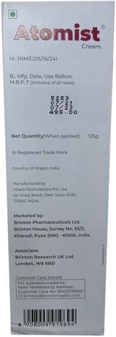 Brinton  Atomist Skin Barrier Repair Cream 125g