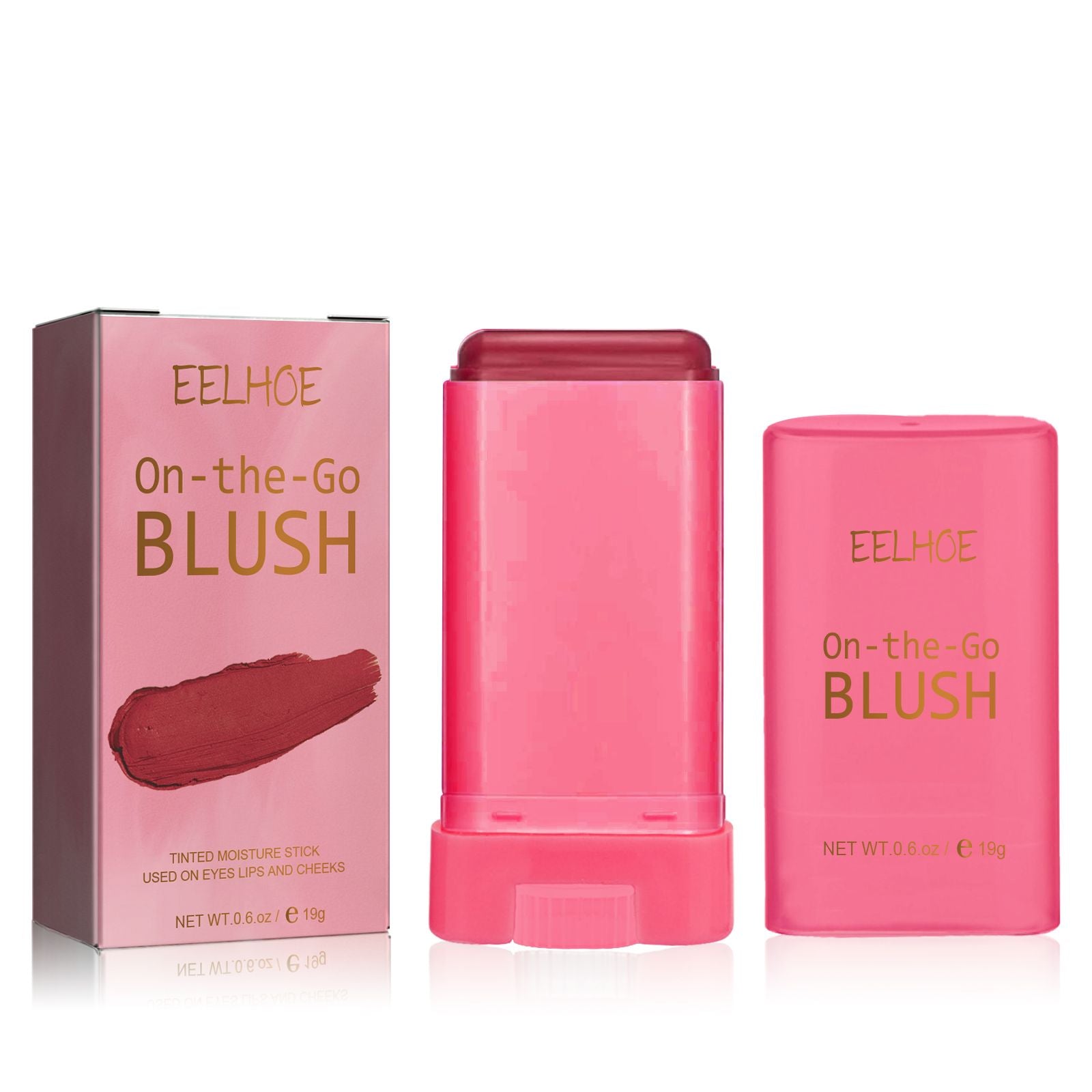 Blush Stick, Natural Nude, Waterproof, Multi-Functional, Easy to Apply ,19g