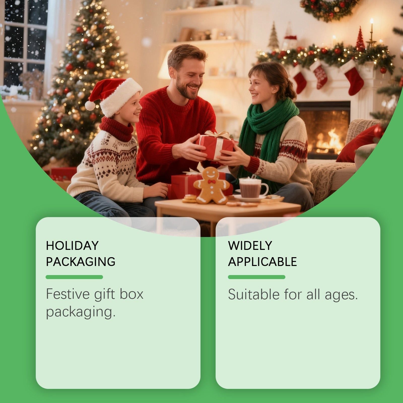 Christmas Blind Box, 24-Compartment Bouncy Balls, Holiday Gift for Kids & Adults ,24pieces