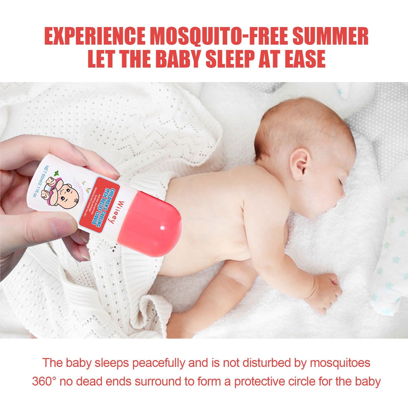 Children Antipruritic Liquid, Mosquito Bite Relief, Natural Cooling, Safe for Kids ,60ml