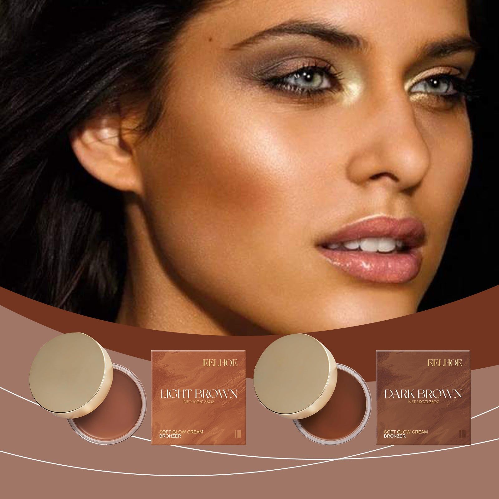 Body Care Tanning Cream, Summer Beach Glow, Moisturizing, Sun-Kissed Skin ,10g