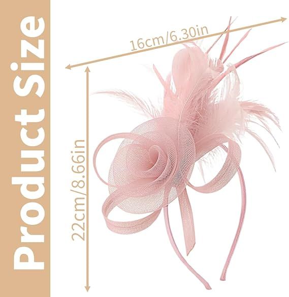 Fascinator Hats Fascinator headband for Women Tea Party Cocktail Wedding