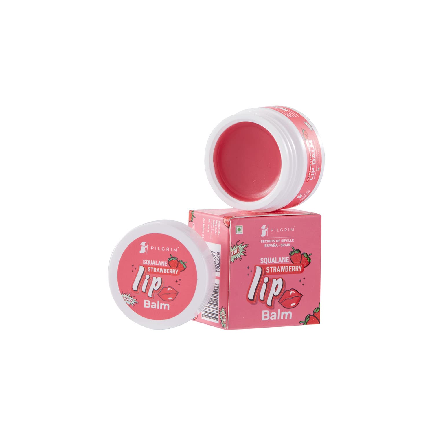 Pilgrim Squalane Lip Balm (Strawberry)