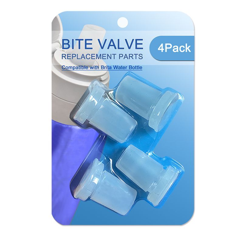 4 Pack Water Bottle Mouthpiece Replacement Brita Bite Valve Replacement