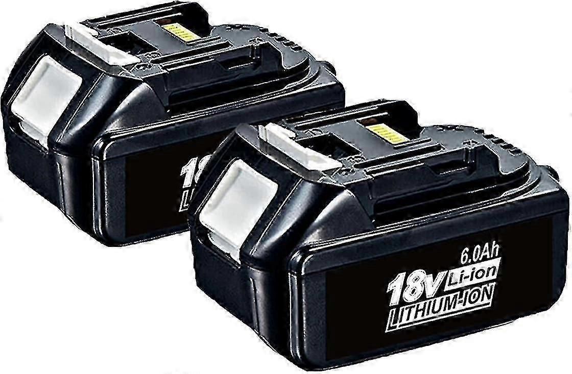 2-Pack 18V 6.0Ah Lxt Batteries For Makita Bl1850B/Bl1830B/Bl1860B