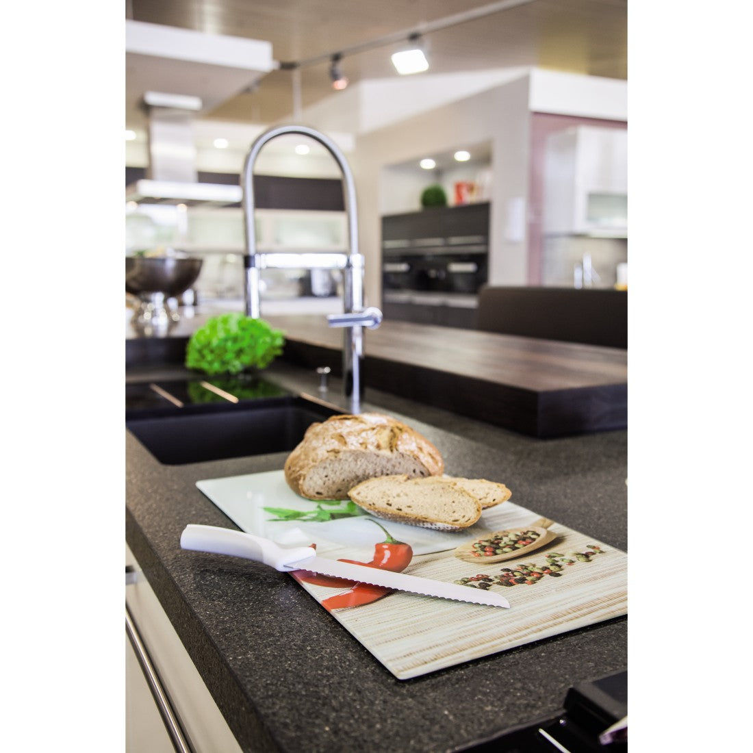 XAVAX 111518 Hob cover plate, pack of 2, "Spice" design, 52 cm x 30 cm