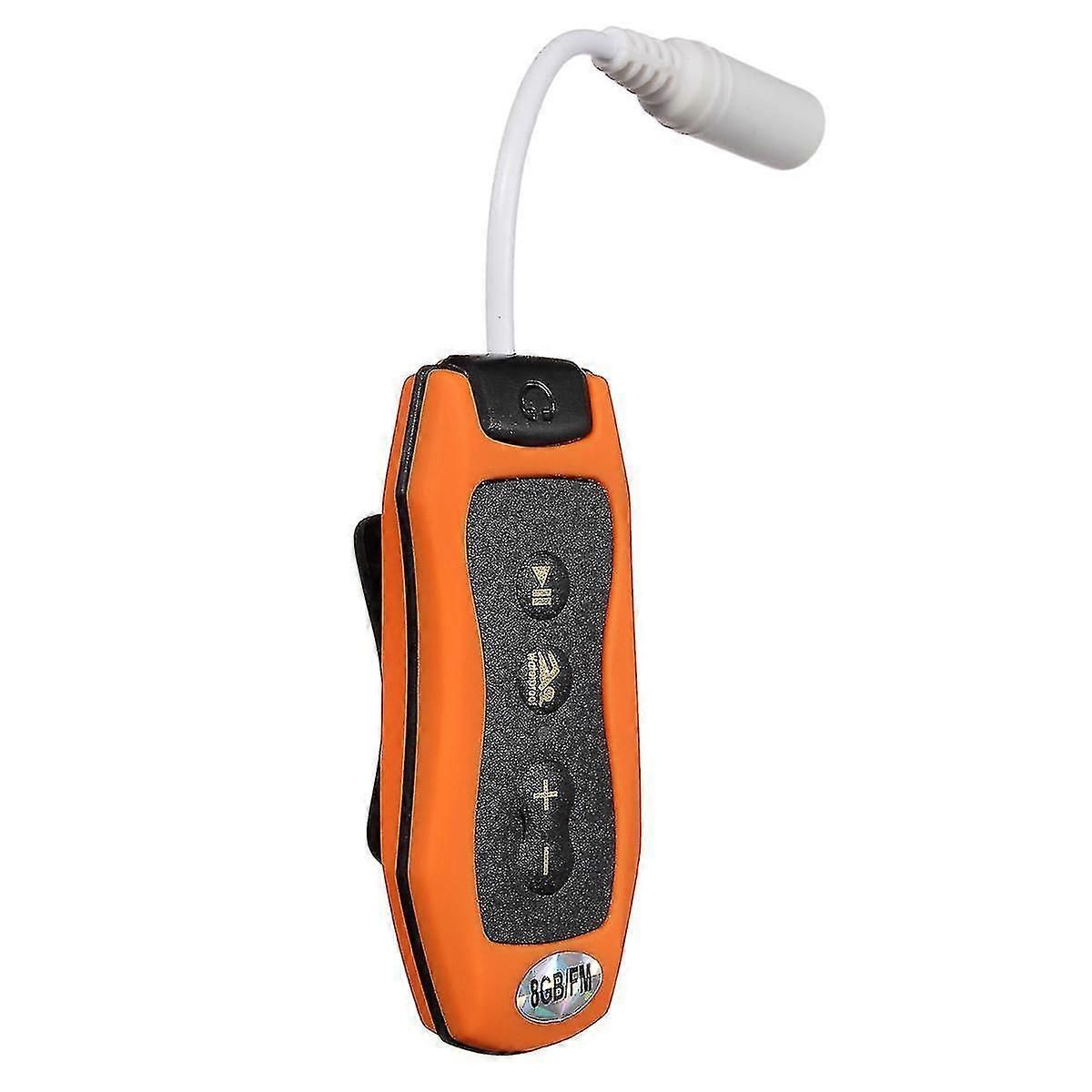 8GB Waterproof MP3 Player With FM Radio and Swimming Headphones