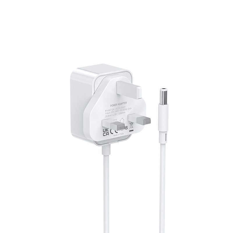 3 Pin UK Mains Wall Plug Adapter Speedy Fast 12V1A Power Adapter CE Certification