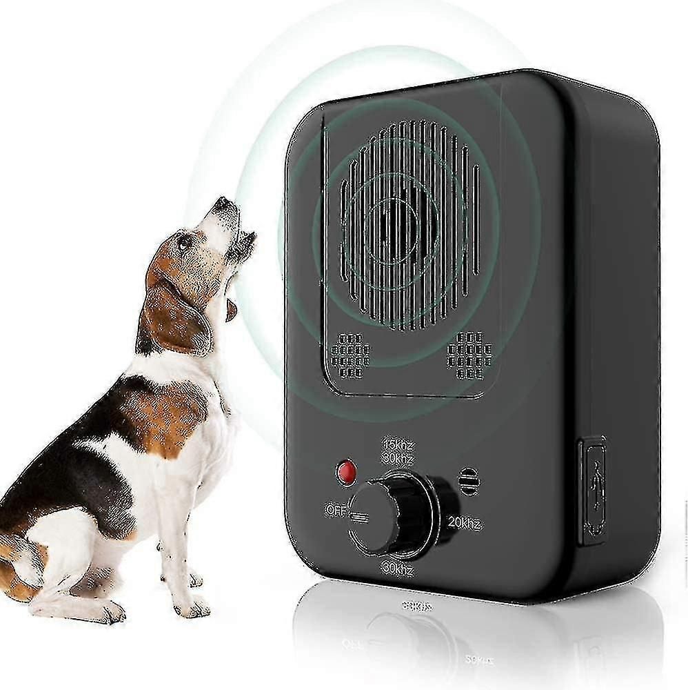 2024 Dog Anti Bark Device Adjustable Frequency 3 Ultrasonic Anti Bark Device Dog Training Anti Bark zxin