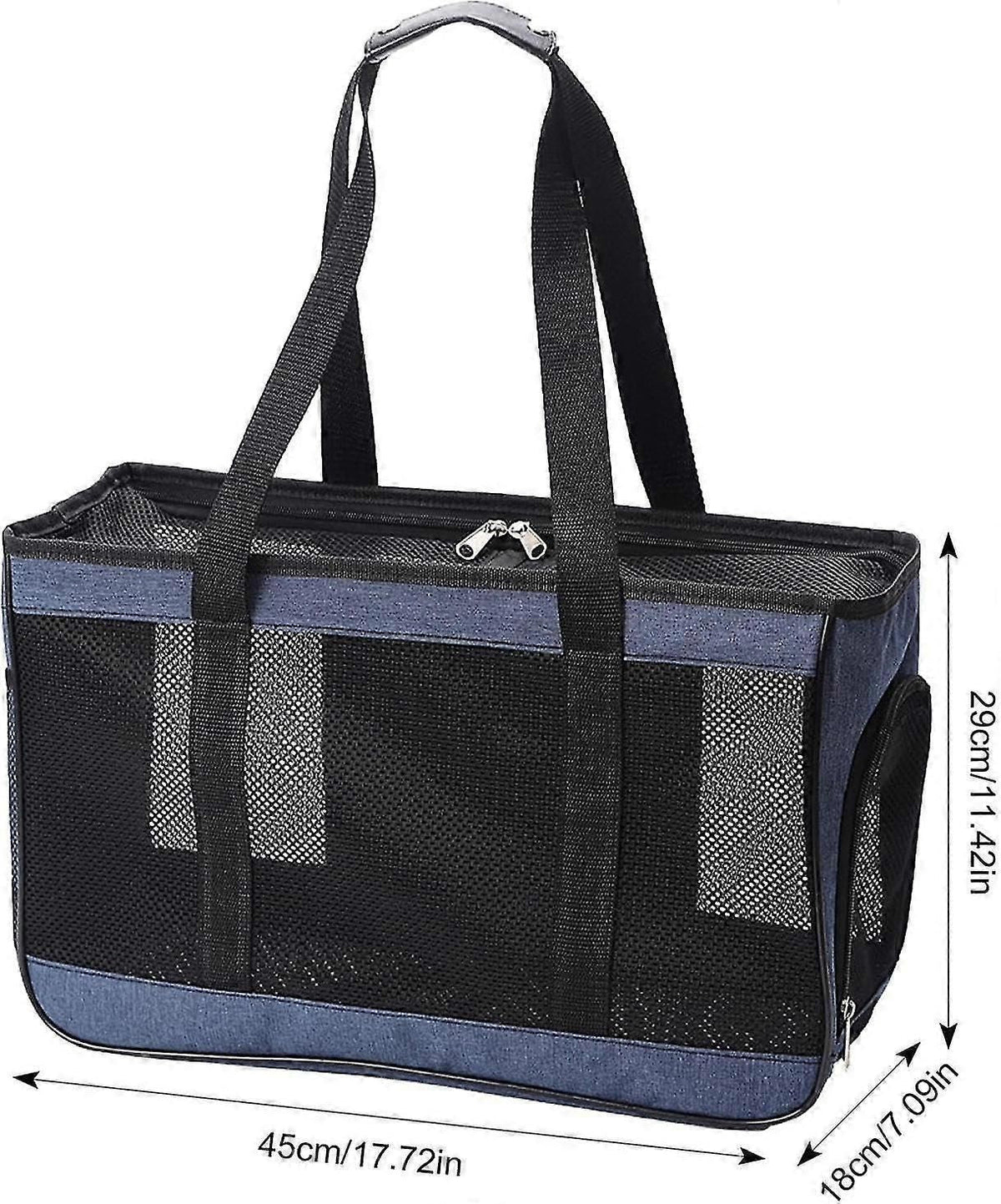Waterproof Foldable Pet Carrier Bag for Dogs and Cats With Metal Frame
