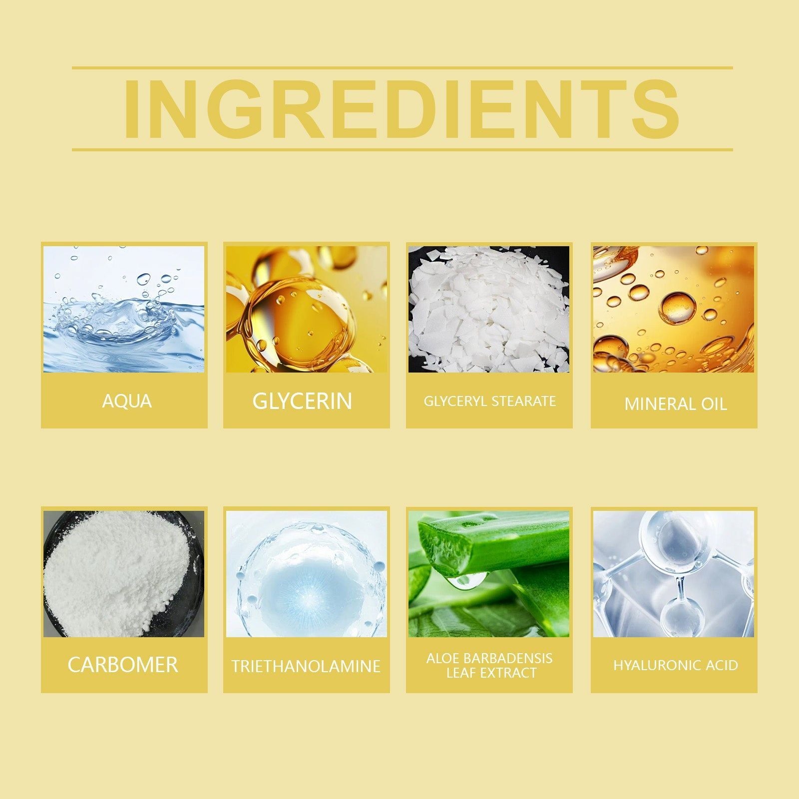 Brightening Moisturizing Cream for Facial Care, Hydrating, Anti-Aging, Skin Elasticity ,50g