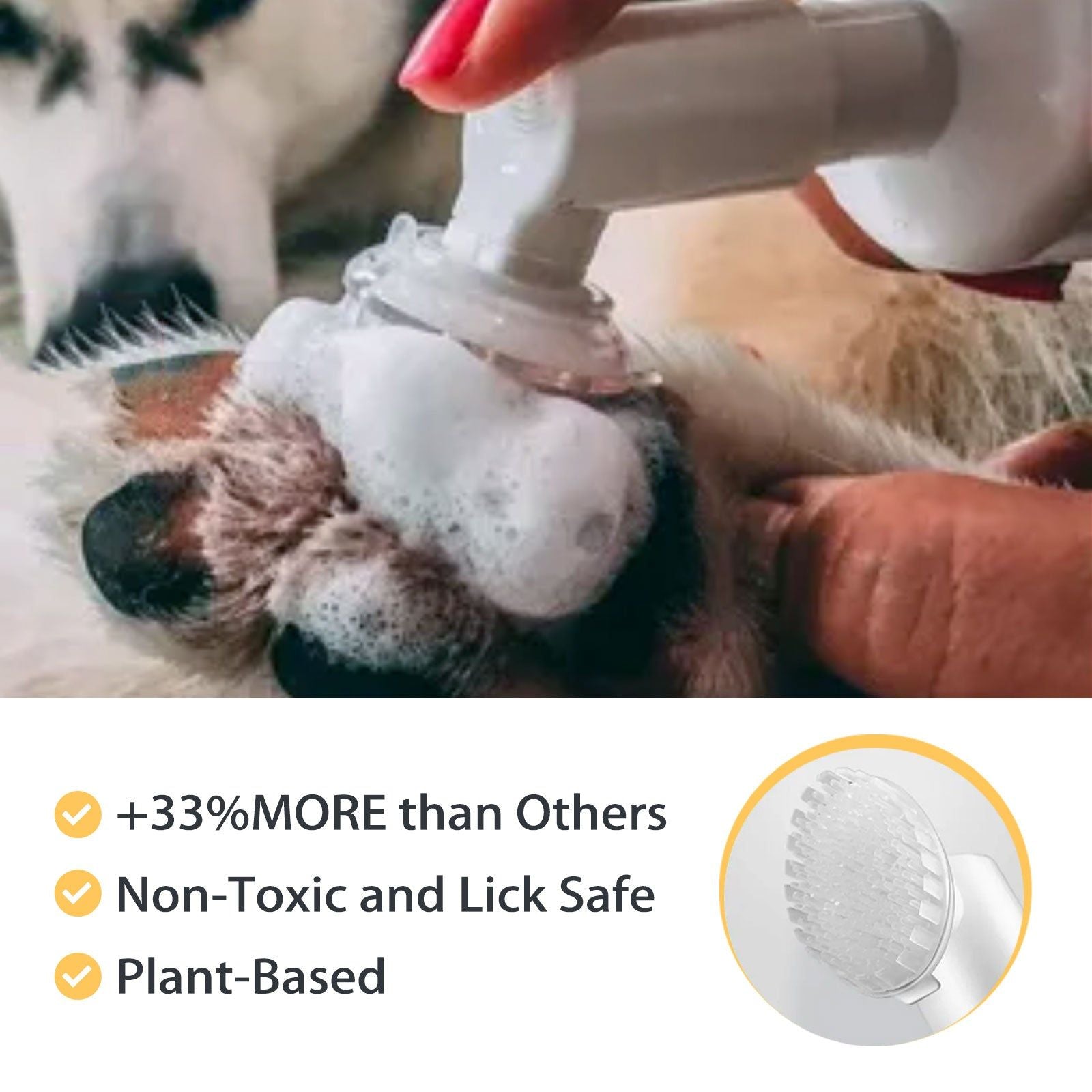 Claw Cleaner for Pets, Gentle Paw Wash, Bacteria & Toxin Removal, Dog Cat Foot Care ,100ml