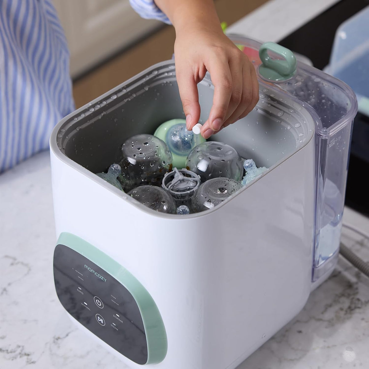 Washing Block for Momcozy KleanPal Pro Baby Bottle Washer-120 Detergent Tablets