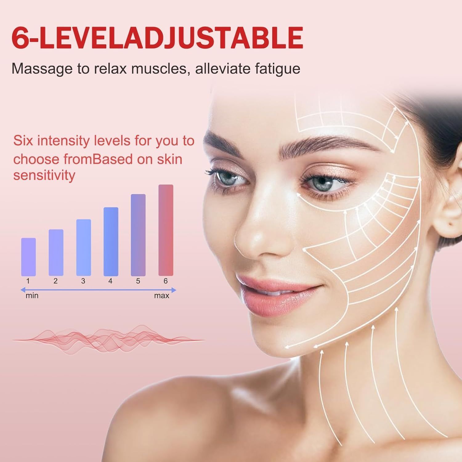 Electric V Face Shaping Massager Intelligent Face Lifting Belt Machine EMS Facelifting Device