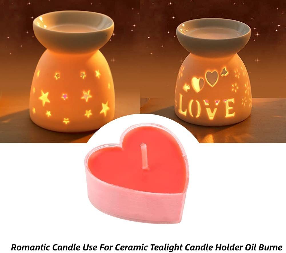 Ceramic Oil Burners Aromatherapy Essential Oil Candle Holder Night Fragrance Lamp