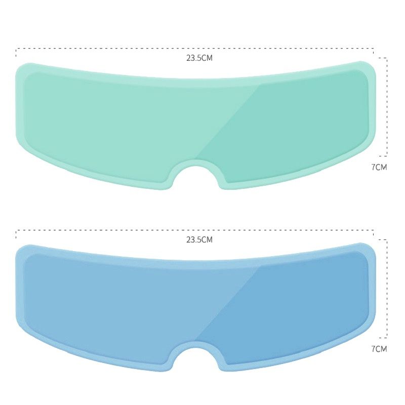 2 Pack Rainproof Aniti Fog Visor Helmet Film Universal Motorcycle Helmet Lens Patch Screen