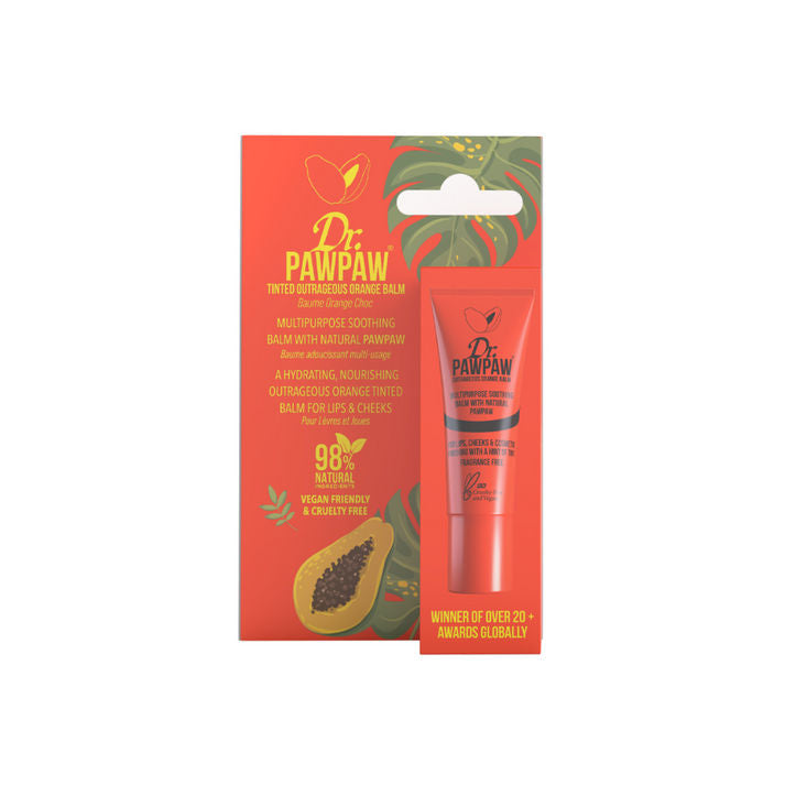 Dr. Pawpaw Outrageous Orange Balm For Lips And Skin, 1 X 10Ml