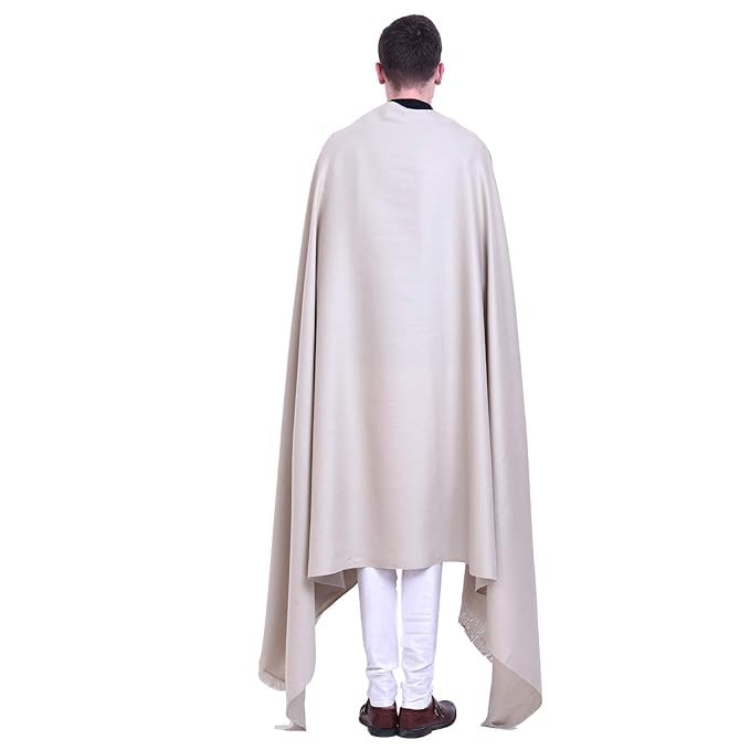 Men's Woven Pure Wool Shawl