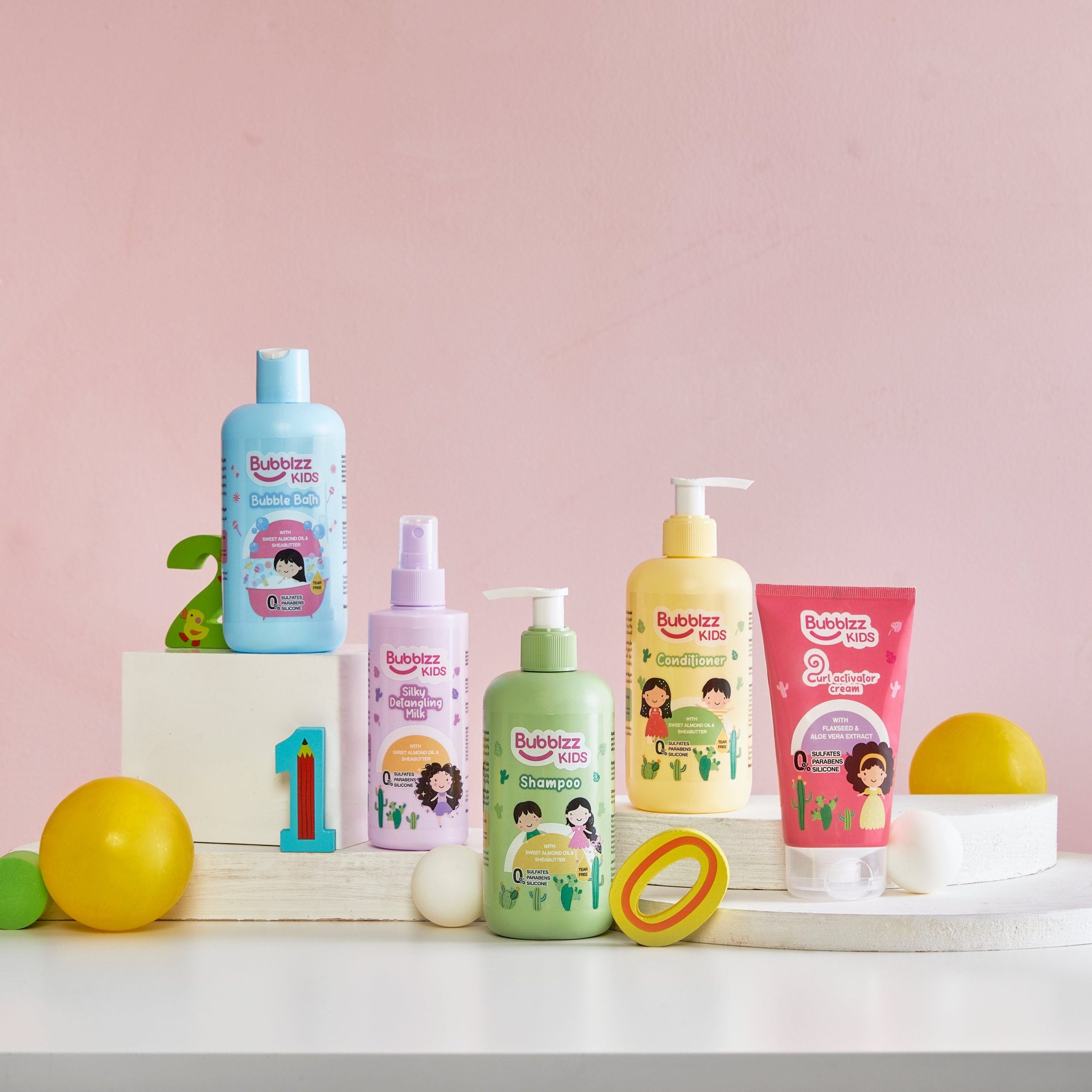 Bubblzz Kids Hair &amp; Bath Essentials Kit