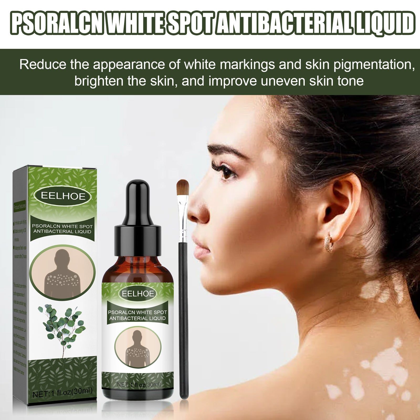 Brighten Skin and Reduce White Spots, Repair Pigmentation, Moisturizing Serum ,30ml