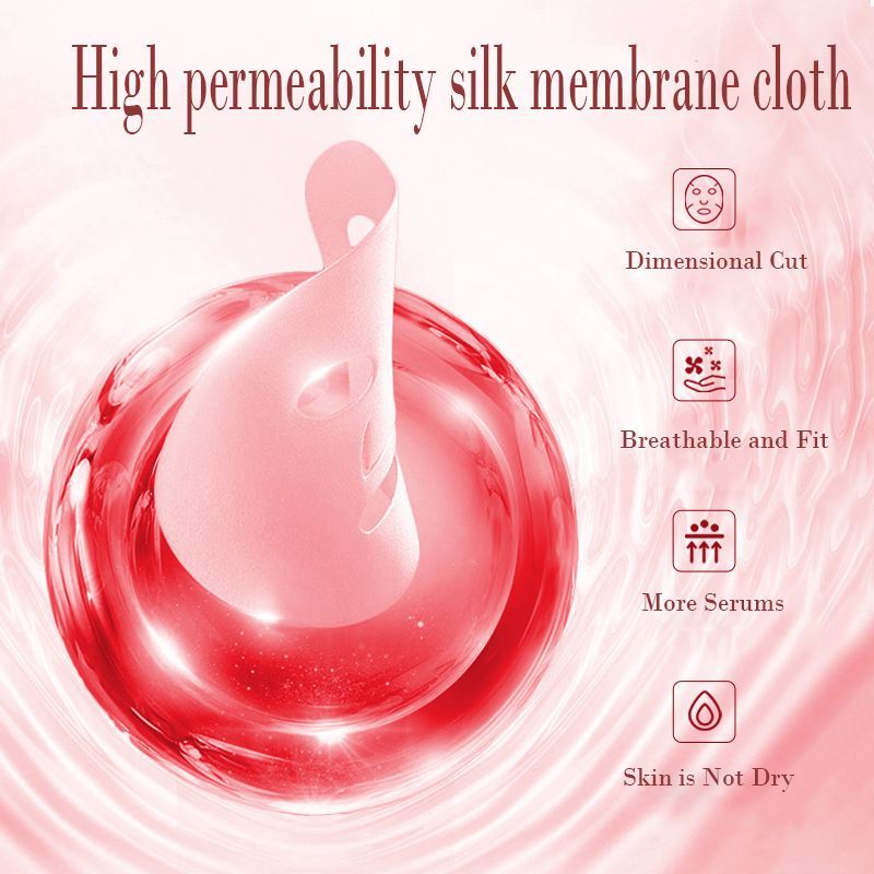Niacinamide Facial Mask Moisturizing Anti Aging Firming Silk Facial Mask Cloth