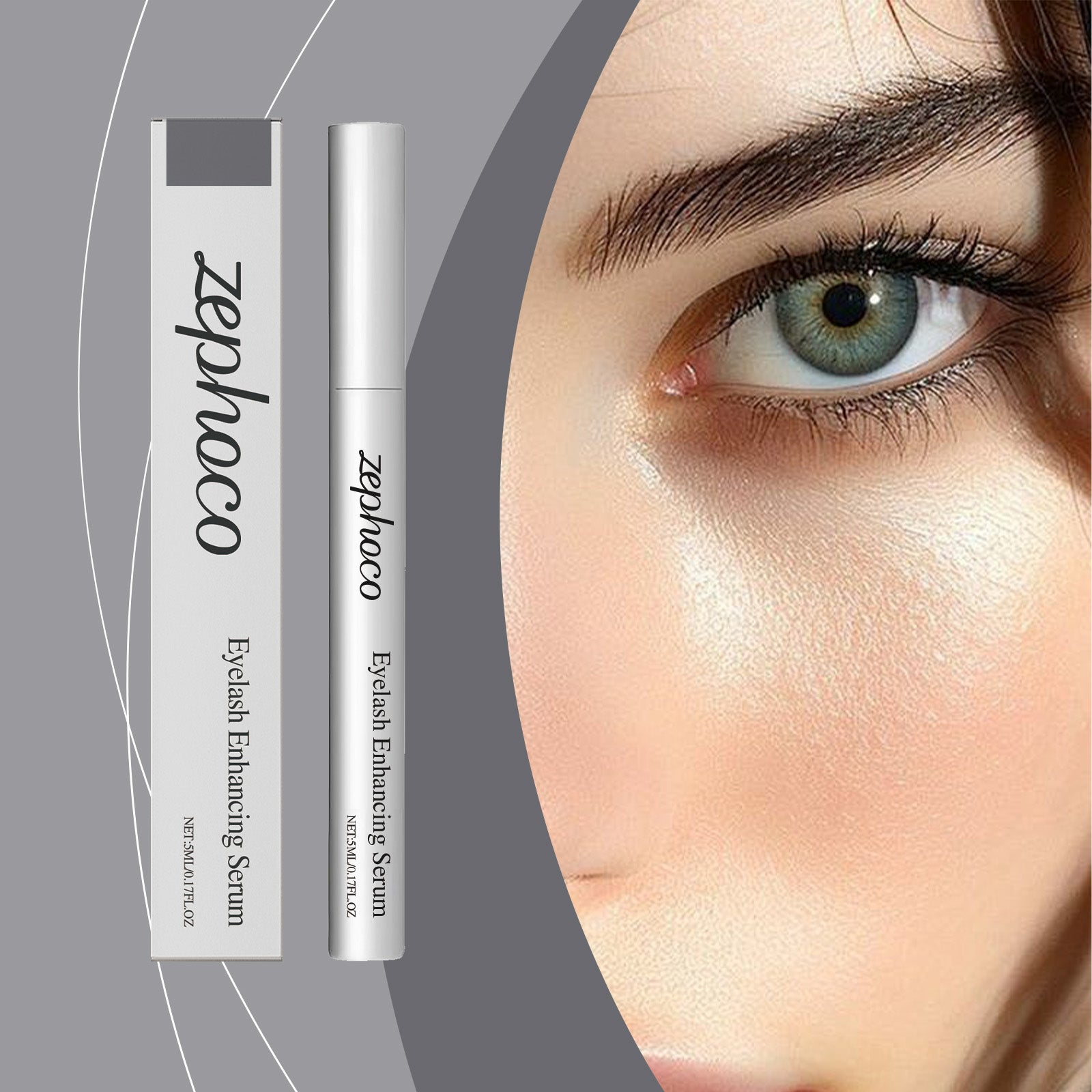 Revitalize Your Curly and Slender Eyelashes, Nourishing Growth and Natural Curl ,5ml