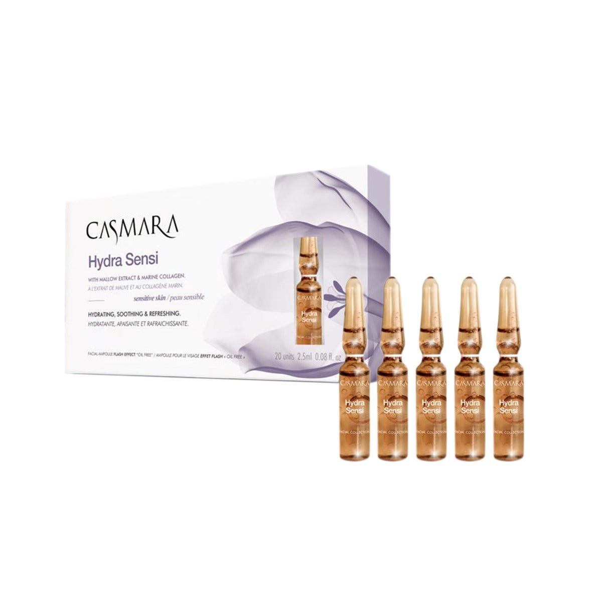 Casmara Hydra Sensi Flash Solution Ampoule, 5x2.5ml