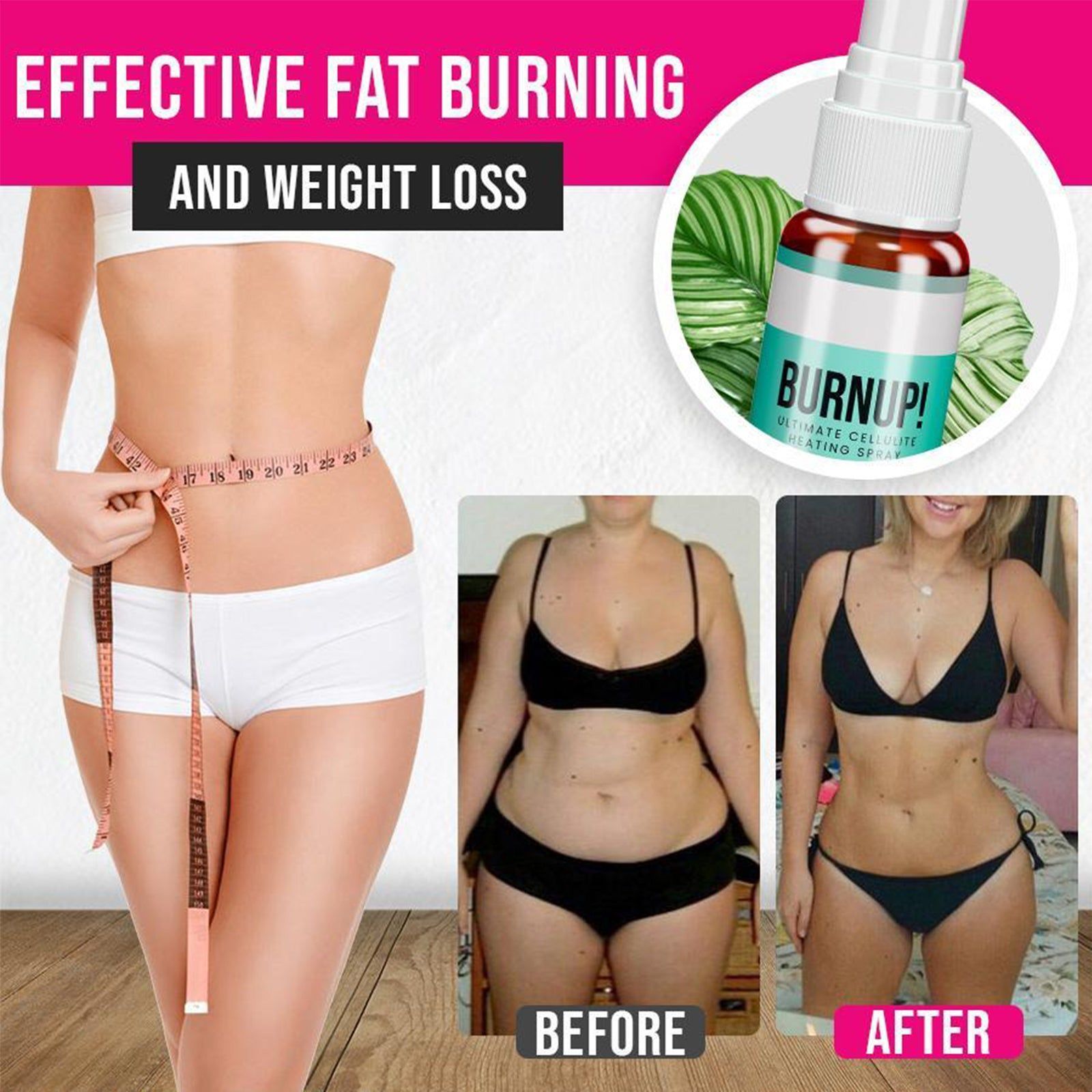 Body Shaping Spray, Slimming, Fat Burner, Muscle Firming, Skin Tightening, Boost Metabolism ,10ml/box