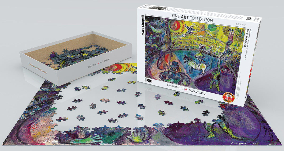 The Circus Horse by Marc Chagall 1000-Piece Puzzle