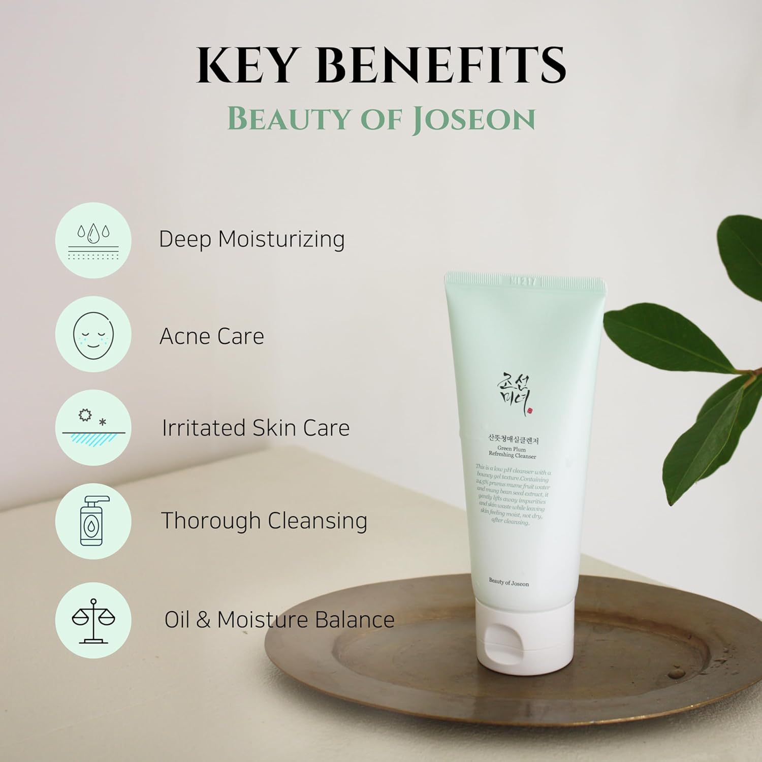 BEAUTYOFJOSEON_Green Plum Refreshing Cleanser 100ml