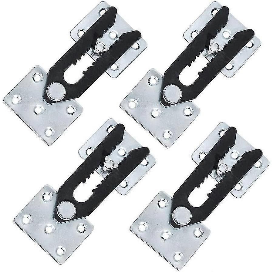 Sectional Couch Connector, 4 Pcs Metal Sofa Joint Snap Alligator Style Sectional Couch Connector Fast